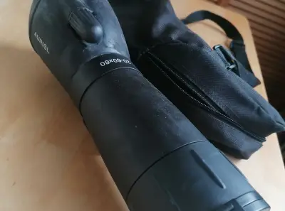 Lunetă Auriol 20-60x60 Spotting Scope Zoom Observare Natură Păsări Drumeții cu Husă - Supraveghere b