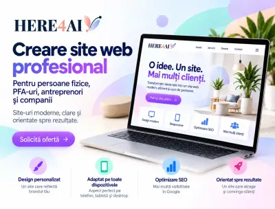 Creare site web profesional | Website & Landing Page 