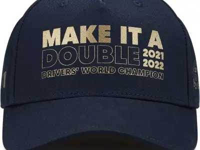 Șapcă Oracle Red Bull Racing Max Verstappen Campion Mondial 2022 Formula 1 bleumarin reglabilă NOU