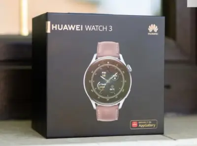 Ceas smartwatch HUAWEI WATCH 3, 46mm, eSim, 4G-LTE + 3G + GSM, AMOLED HD 1.43 inch, GPS, NFC