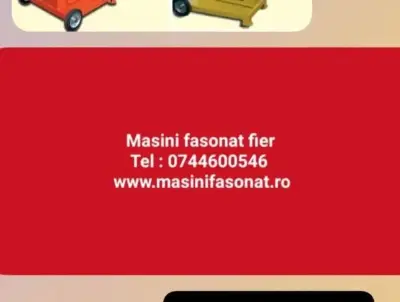 Masini fasonat, taiat, spiralat fier 